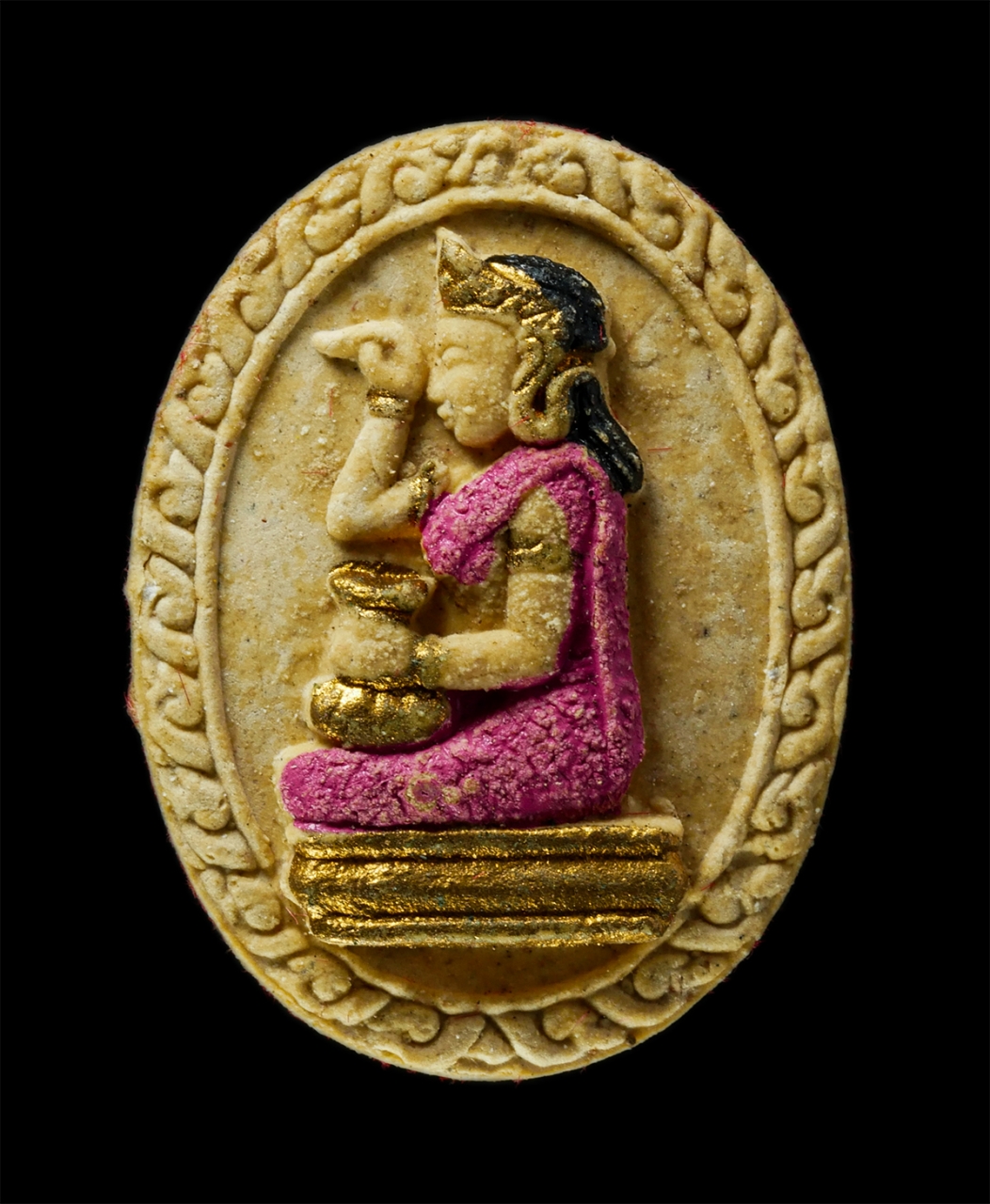 30Jun25 (283)p.jpg - นางกวักเงิน กวักทอง พระอาจารย์ต่อ (พระครูประภาสสิริวัฒน์) ที่ระลึกงานผูกพัทธสีมา วัดปากแพรก ต.ละหาร อ.ปลวกแดง จ.ระยอง ปี2548 เนื้อผงพุทธคุณ ผงว่าน ลงส [..] | https://kamulet.in.th